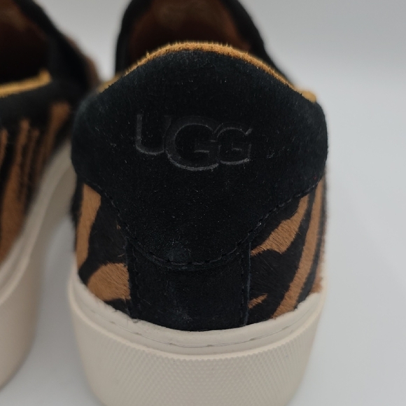 UGG Brown and Black Animal Print Loafers main image 12